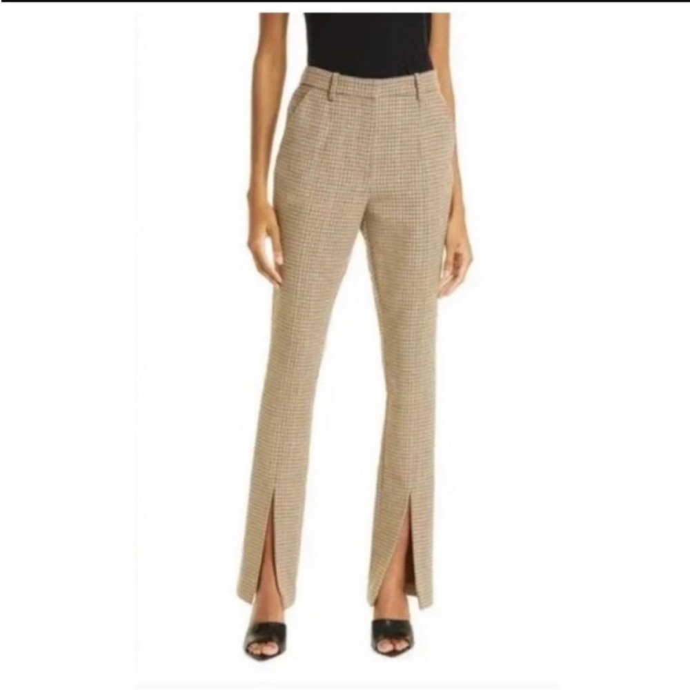 A.L.C. Tan Plaid Women's Pants